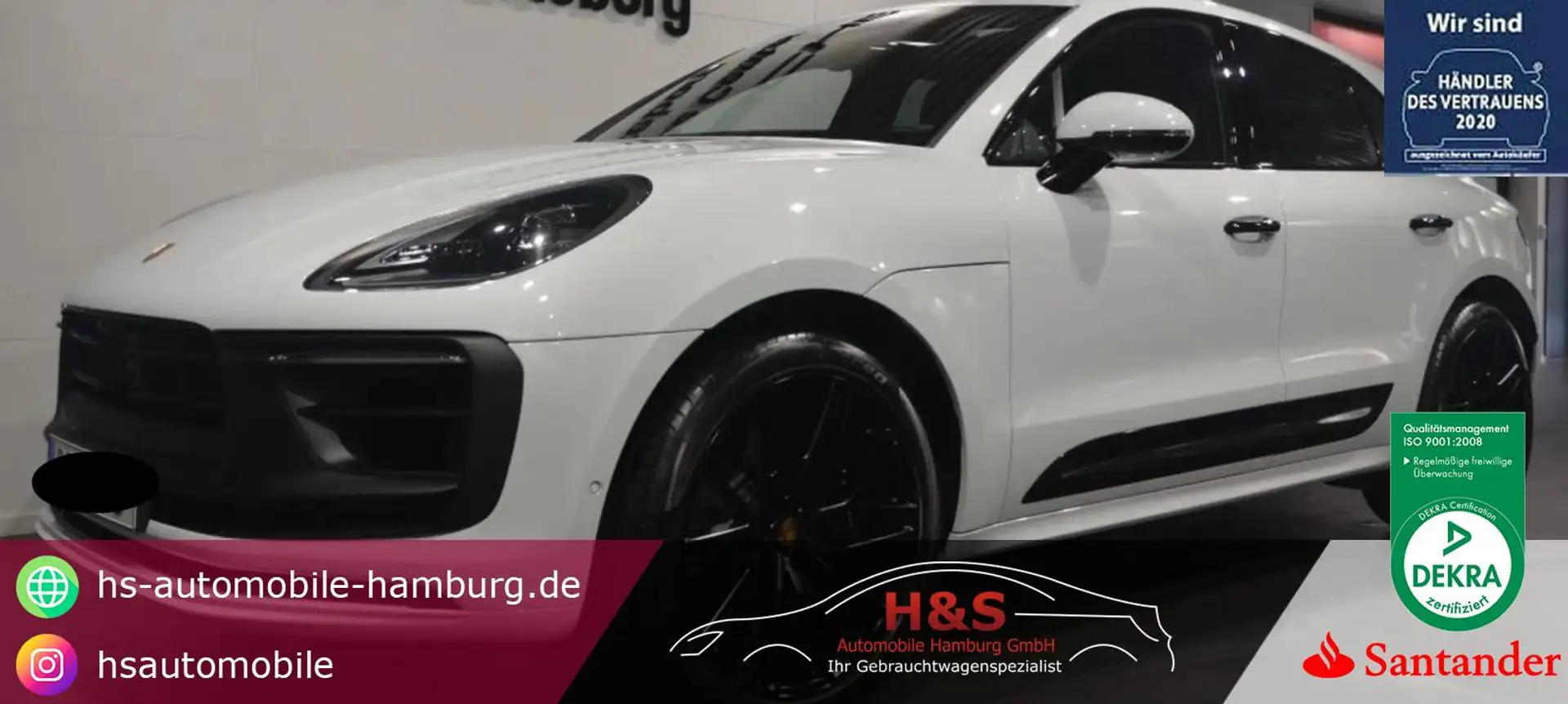 Porsche Macan GTS Standheizung+KAMERA+Panorama Blanc - 1
