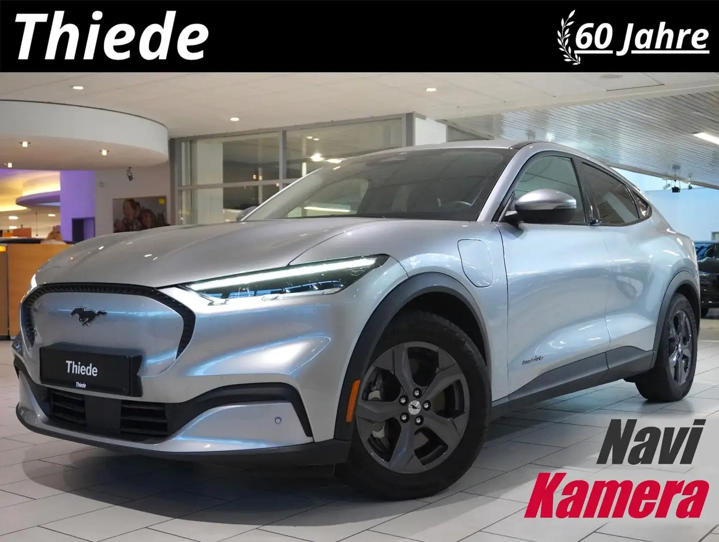 Ford Mustang Mach-E NAVI/LED/KAMERA/LEDER/SHZ/DAB+ Silber - 1