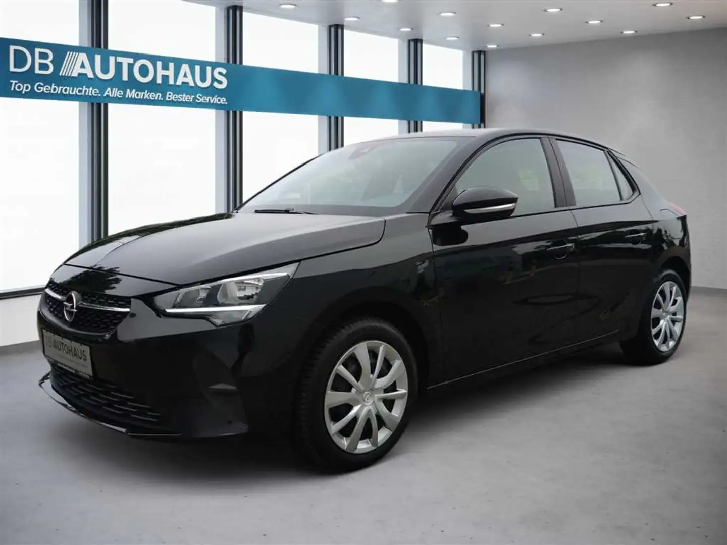 Opel Corsa Edition 1.2 Turbo Schwarz - 1