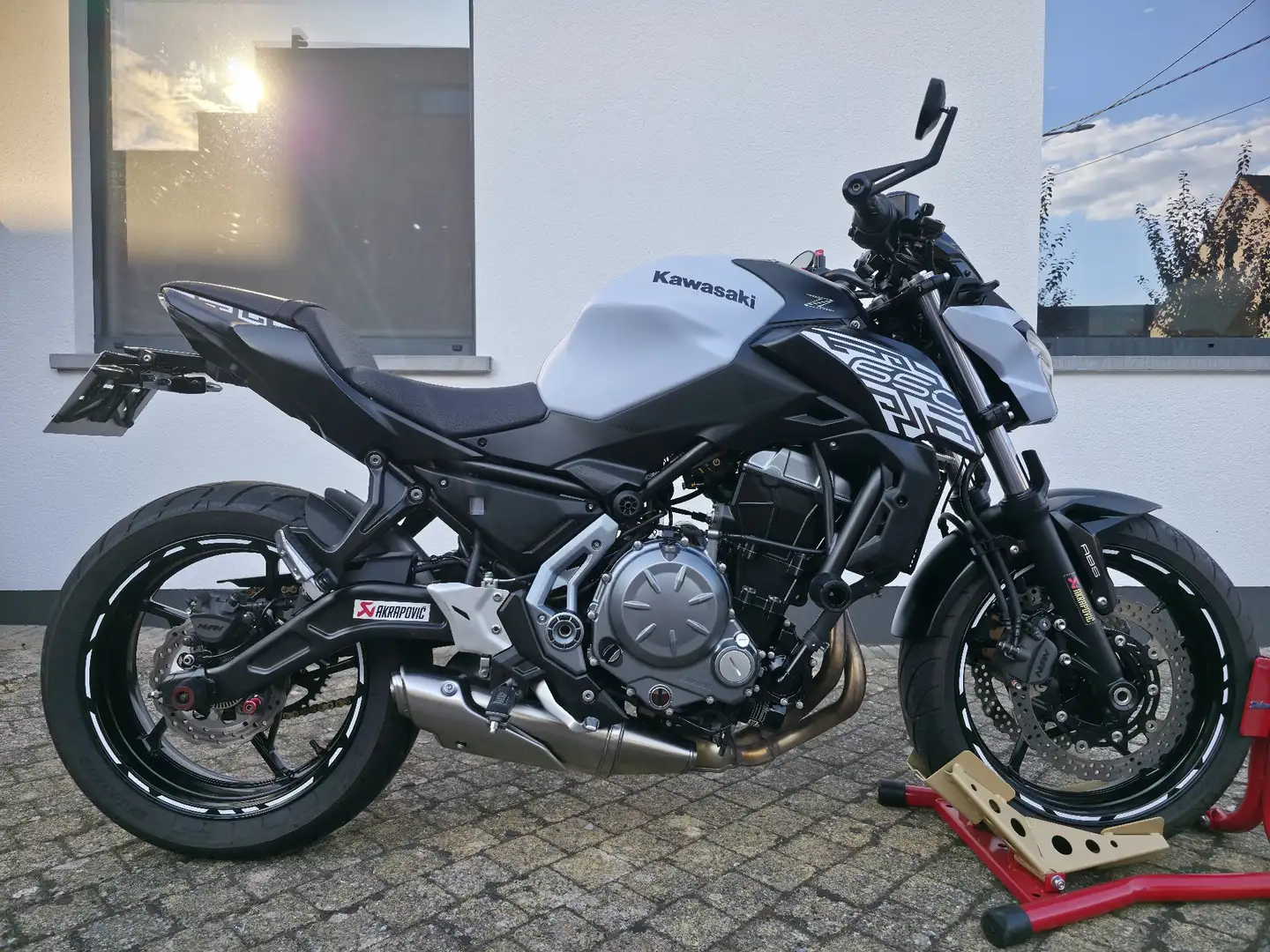 Kawasaki Z 650 ABS - 2020 - Akrapovic Sportuitlaat! Blanc - 1