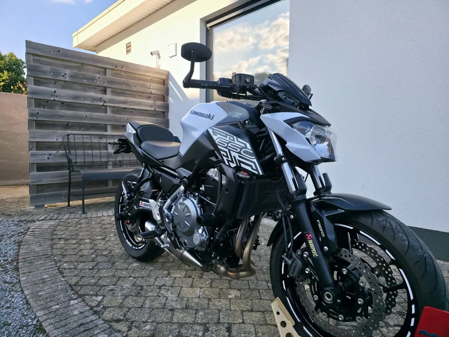 Kawasaki Z 650 ABS - 2020 - Akrapovic Sportuitlaat! Blanc - 2