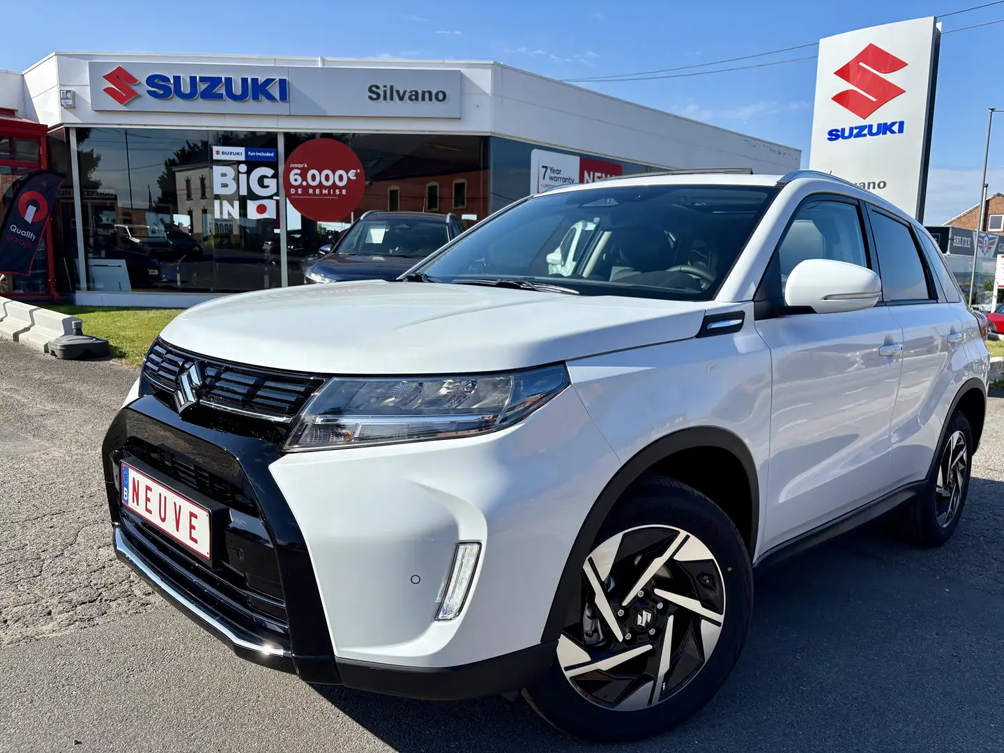Suzuki Vitara 1.4 Turbo AT MHEV 48V GLX SP / NEUVE - BOITE AUTO Blanc - 1