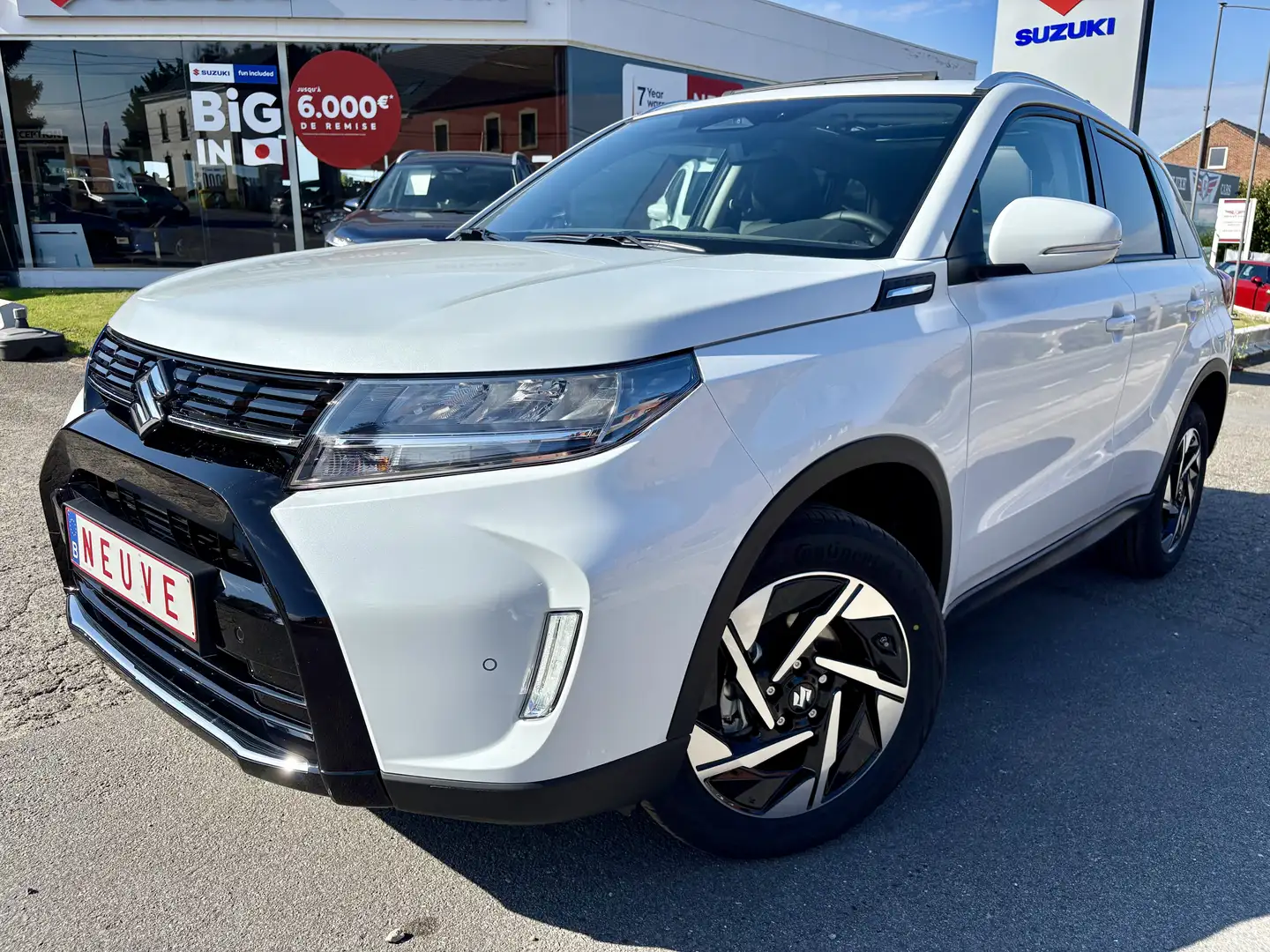 Suzuki Vitara 1.4 Turbo AT MHEV 48V GLX SP / NEUVE - BOITE AUTO Blanc - 2