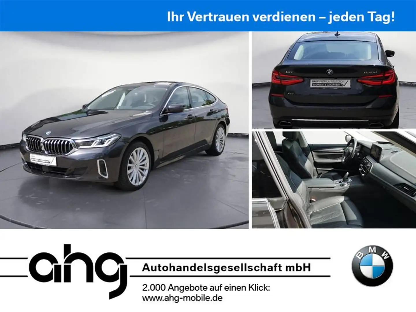 BMW 630 630d xDrive A Gran Turismo Luxury Line AHK ACC S Szürke - 1