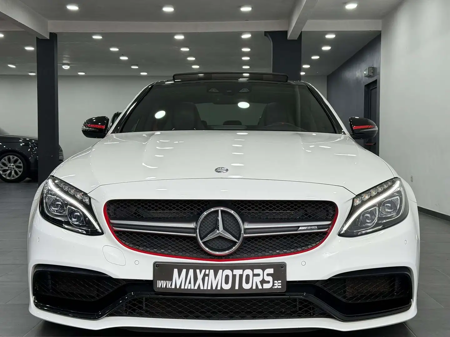 Mercedes-Benz C 63 AMG S Edition 1 Carbon Seat Pano Burmeister MB service Blanc - 2