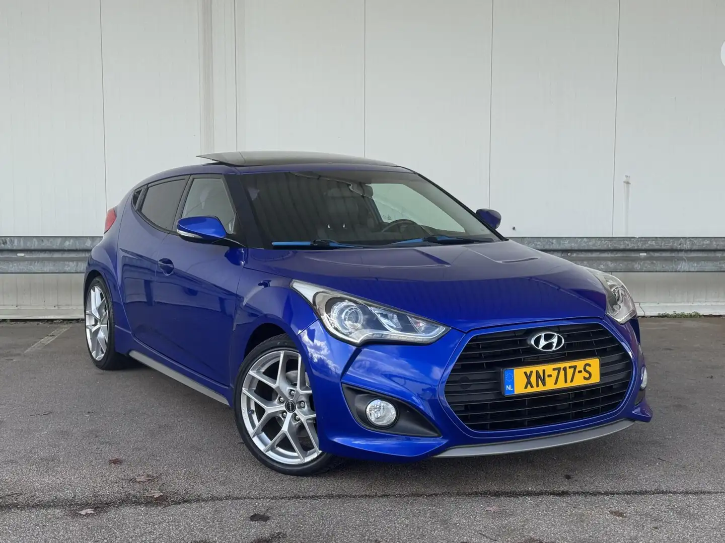 Hyundai VELOSTER 1.6 Turbo GDI 184PK|Pano|Keyless|Leder|Blue Ocean| Blauw - 1
