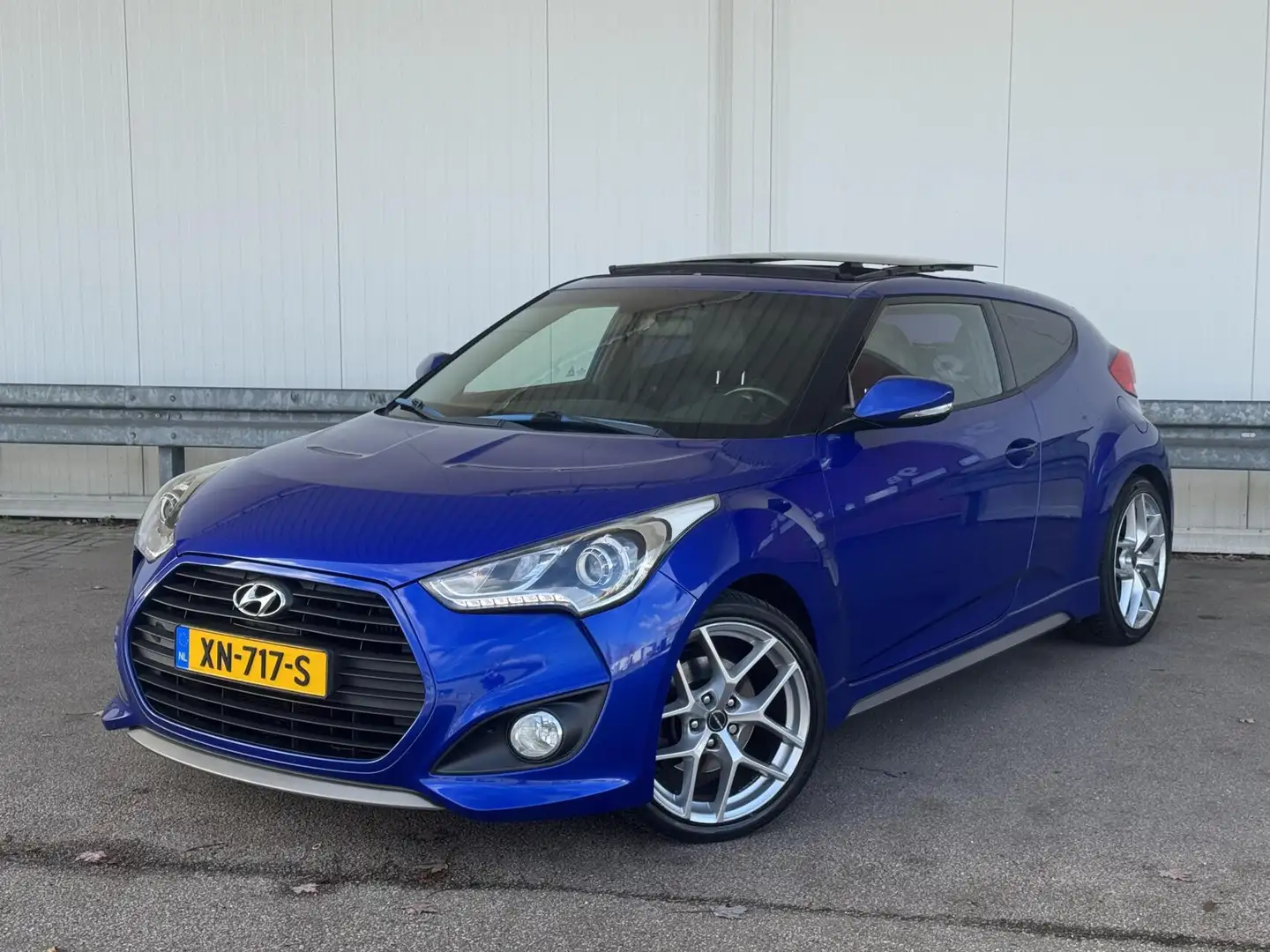 Hyundai VELOSTER 1.6 Turbo GDI 184PK|Pano|Keyless|Leder|Blue Ocean| Blauw - 2
