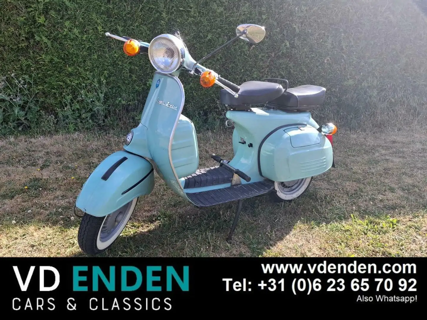 Vespa 80cc Vintage MotoScooter Verde - 1