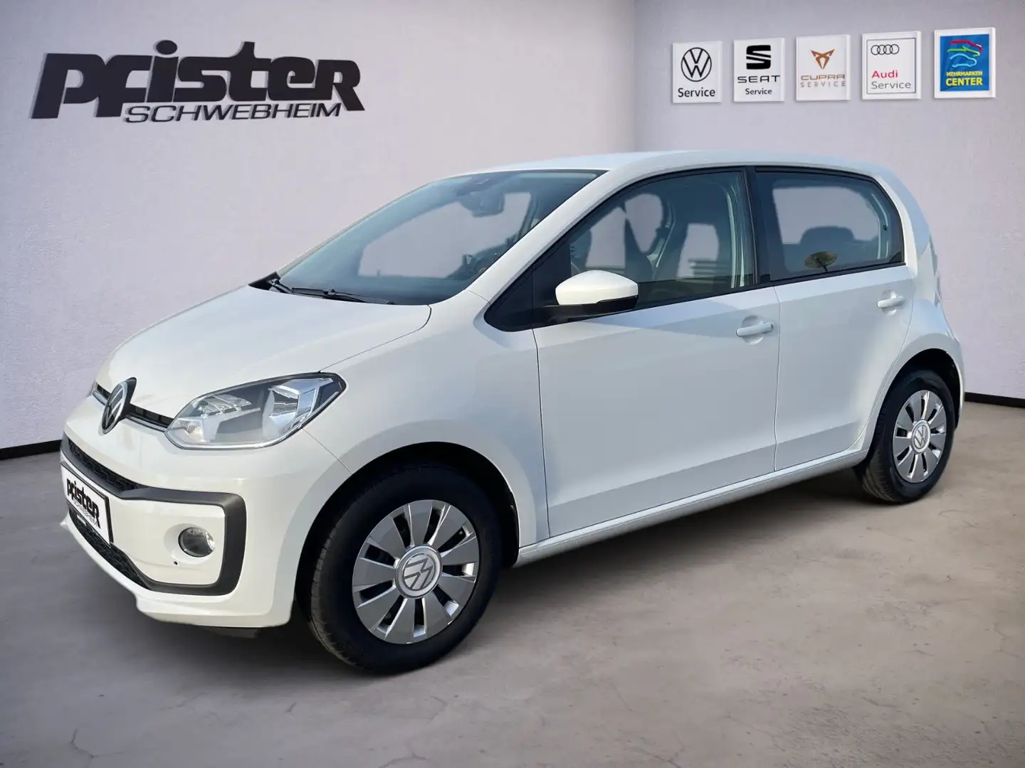 Volkswagen up! 1.0 move+SHZ+GRA+PARKPILOT+RÜCKFAHRKAMERA Wit - 1