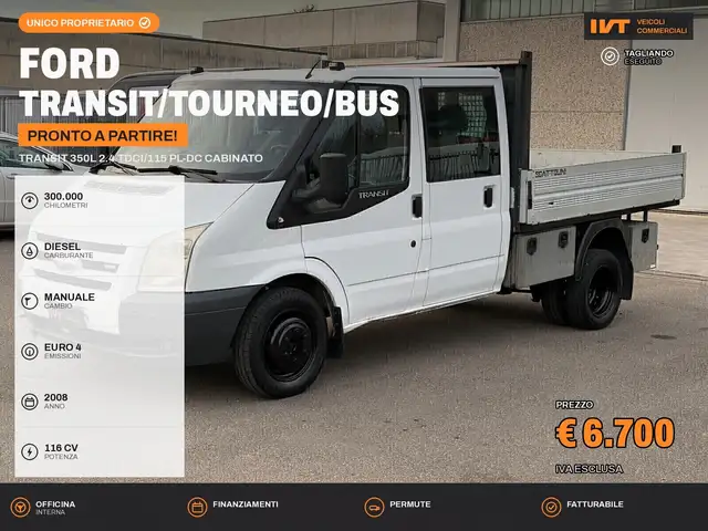 Ford Transit 350L 2.4 TDCi/115 PL-DC Cabinato