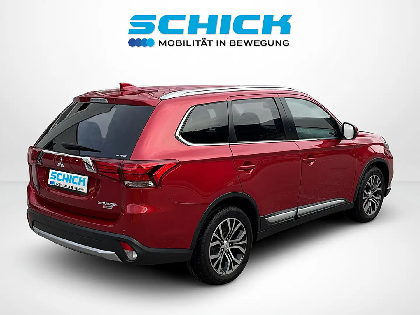 Mitsubishi Outlander 2,2 DI-D Intense+ Connect 4WD Aut. *7-SITZER* Rot - 2