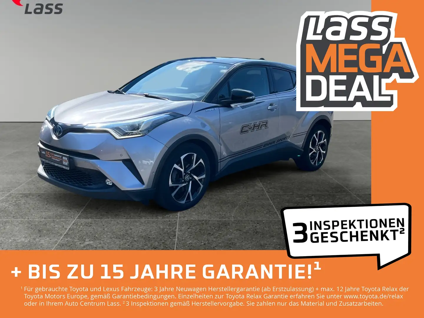 Toyota C-HR 1.8 Hybrid Style +Sitzheiz.+Rückfahrkamera+ Gri - 1