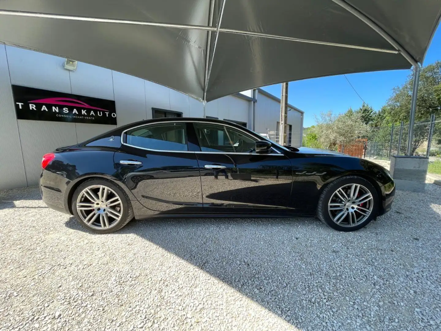 Maserati Ghibli 3.0D V6 275ch / Palettes F1 / Origine France Noir - 2
