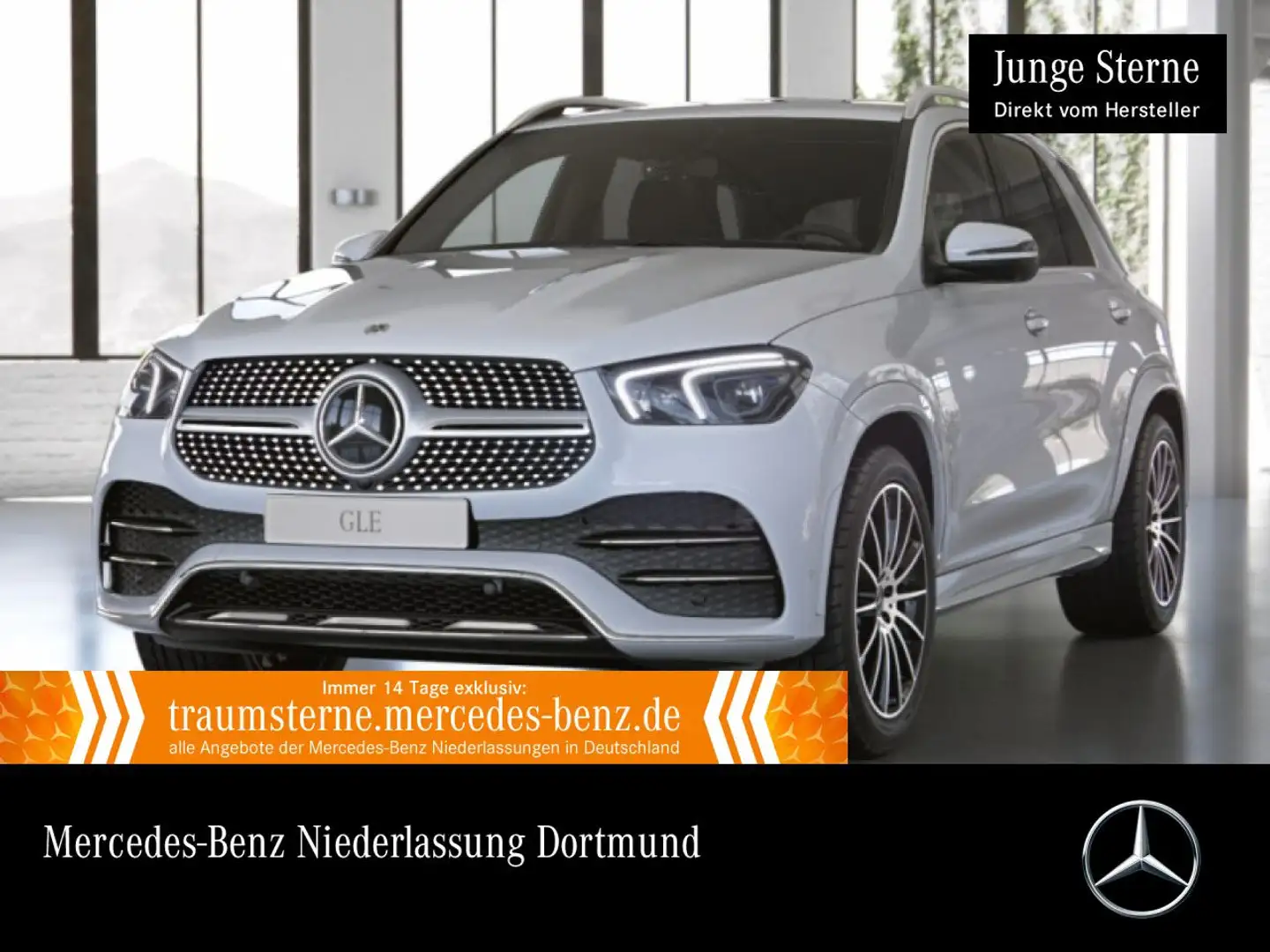 Mercedes-Benz GLE 350 e 4M AMG+360+AHK+MULTIBEAM+21"+SPUR+TOTW Weiß - 1