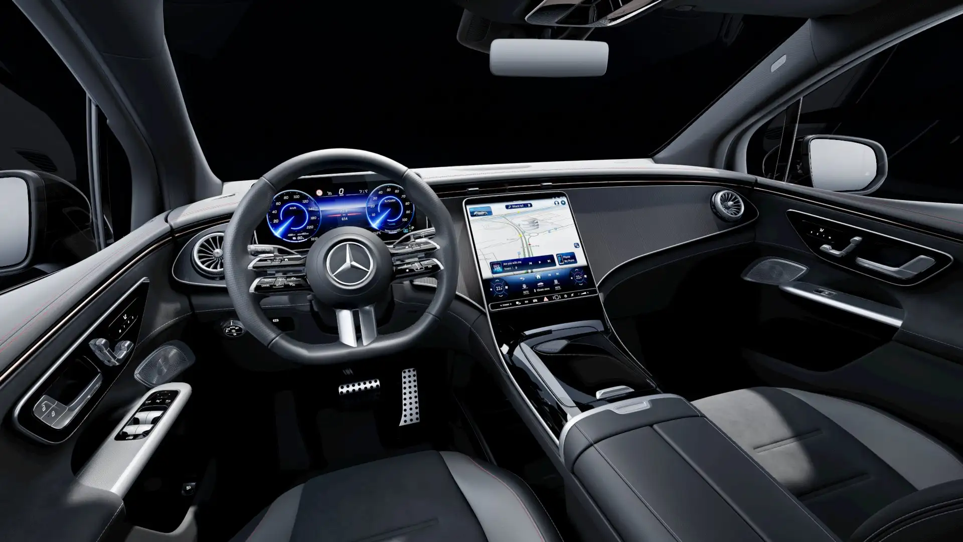 Mercedes-Benz EQE 350 EQE 350 SUV 4MATIC AMG Line PREMIUM Argento - 2