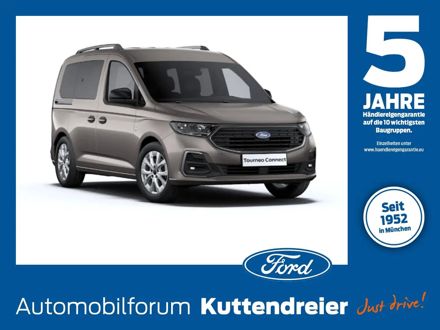 Ford Tourneo Connect 2.0 EcoBlue Titanium Silber - 1