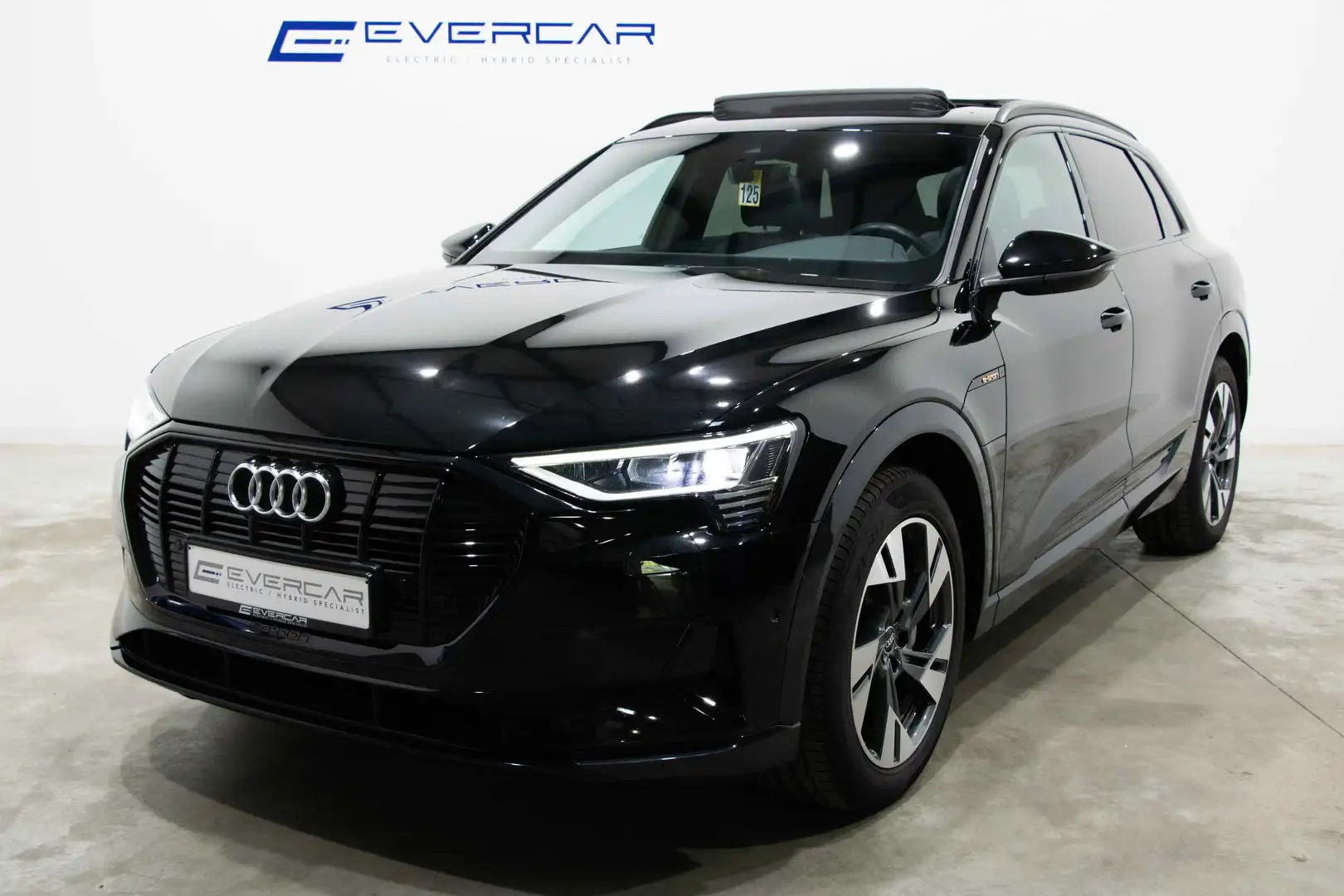 Audi e-tron 55 QUATTRO ***TRAILER HITCH*ALCANTARA*PANO*** Negro - 1
