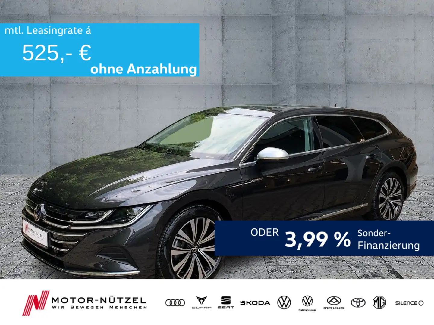 Volkswagen Arteon 2.0 TDI 4M MATRIX+NAVI+AHK Grau - 1