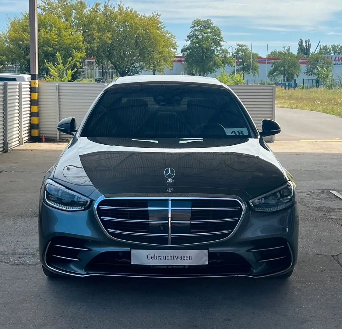 Mercedes-Benz S 400 d 4M LANG AMG-LINE PANO DISTRONIC HUD 360° Grau - 2