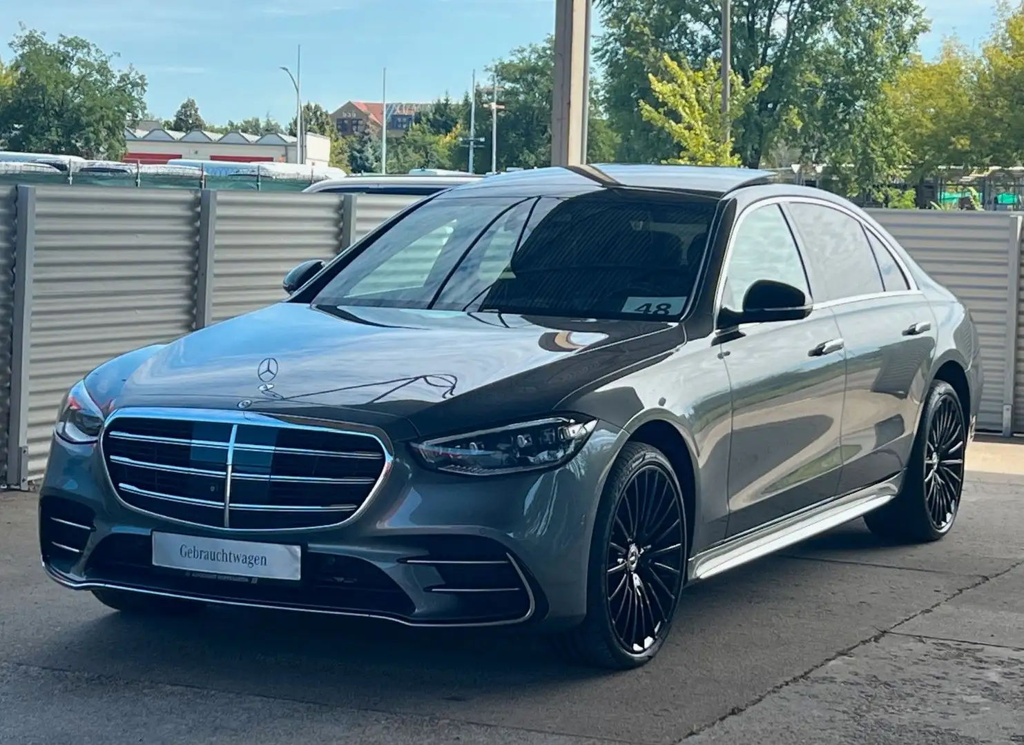 Mercedes-Benz S 400 d 4M LANG AMG-LINE PANO DISTRONIC HUD 360° Grau - 1