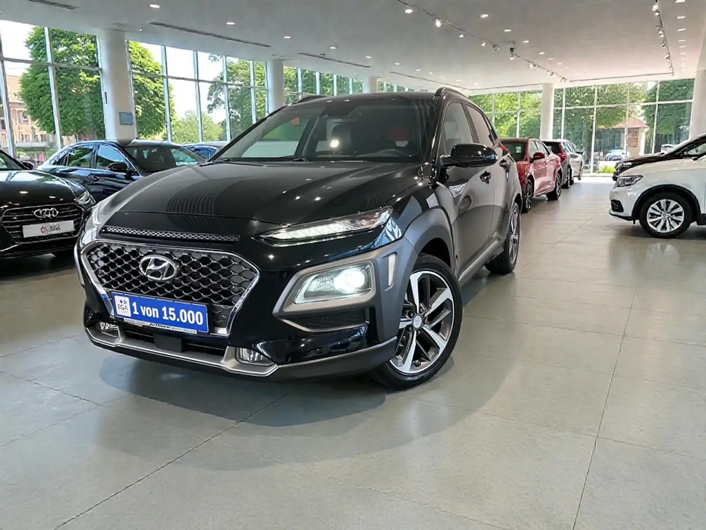Hyundai KONA 1.0 T-GDI Premium 2WD - Navi/ Rückfahrk/ Sitzh. Noir - 1