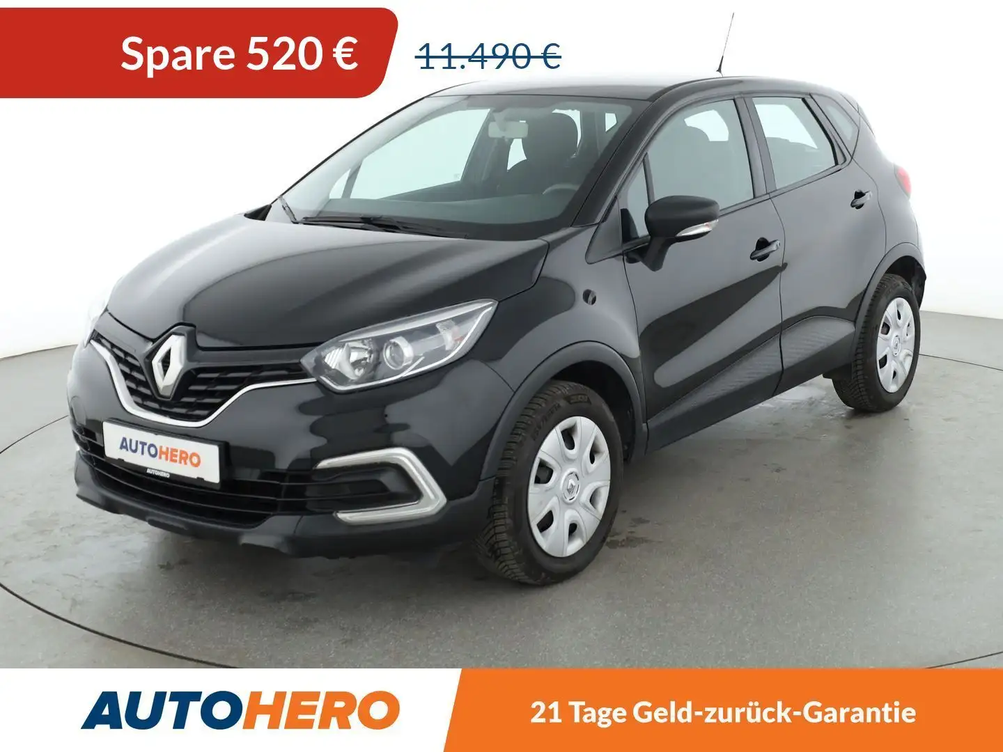 Renault Captur 0.9 Energy Life *TEMPO*KLIMA*GARANTIE* Schwarz - 1