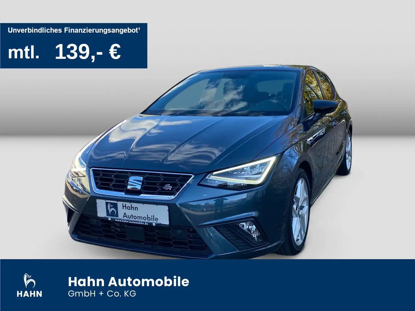 SEAT Ibiza 1.0TSI FR LED Beats Navi CAM APP Sitzh GRA Grijs - 1