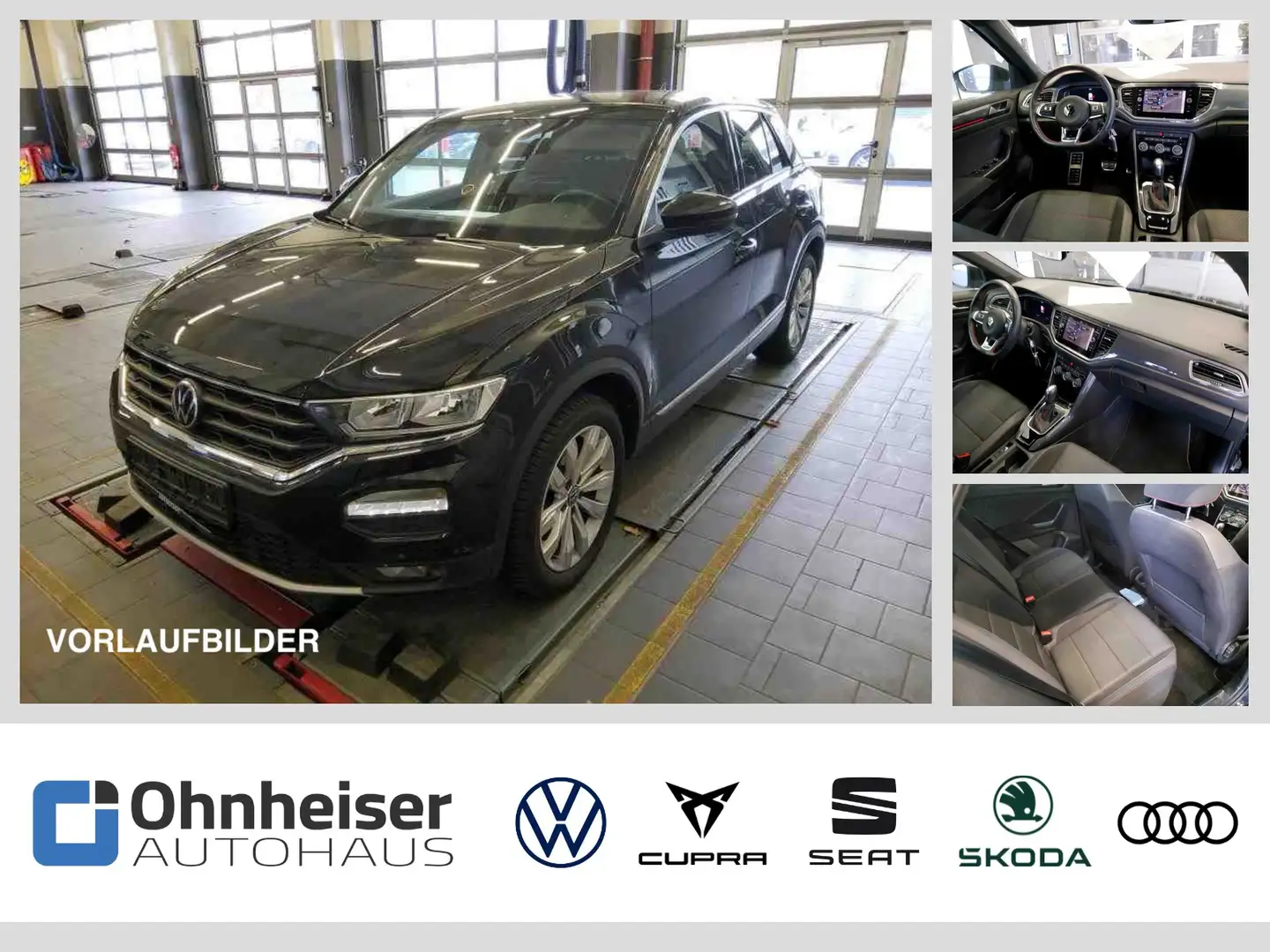 Volkswagen T-Roc 1.5 TSI Sport DSG*NAVI*PDC*SHZ*CLIMATRONIC Schwarz - 1
