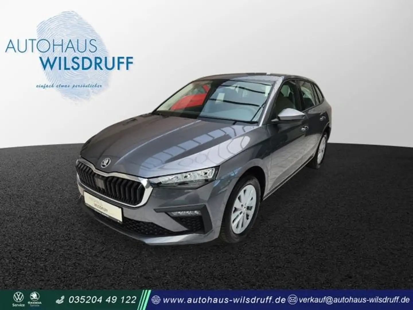 Skoda Scala 1.5 TSi DSG Selection Smart-Link Tempomat Gris - 1