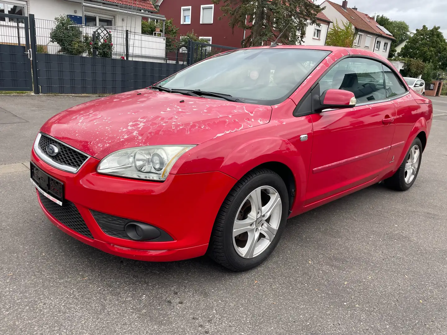Ford Focus CC 1.6 Cabrio TÜV/Serv NEU 07/27+KLIMA+Sihz+Temp Rot - 1