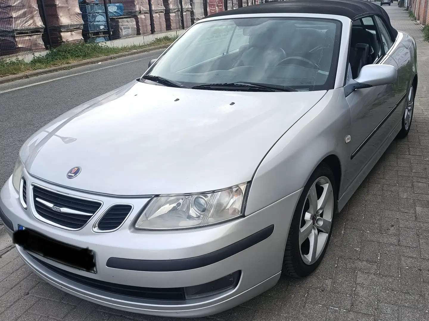 Saab 9-3 9-3 Cabriolet 1.8 Turbo 16v Vector automatique Gris - 2