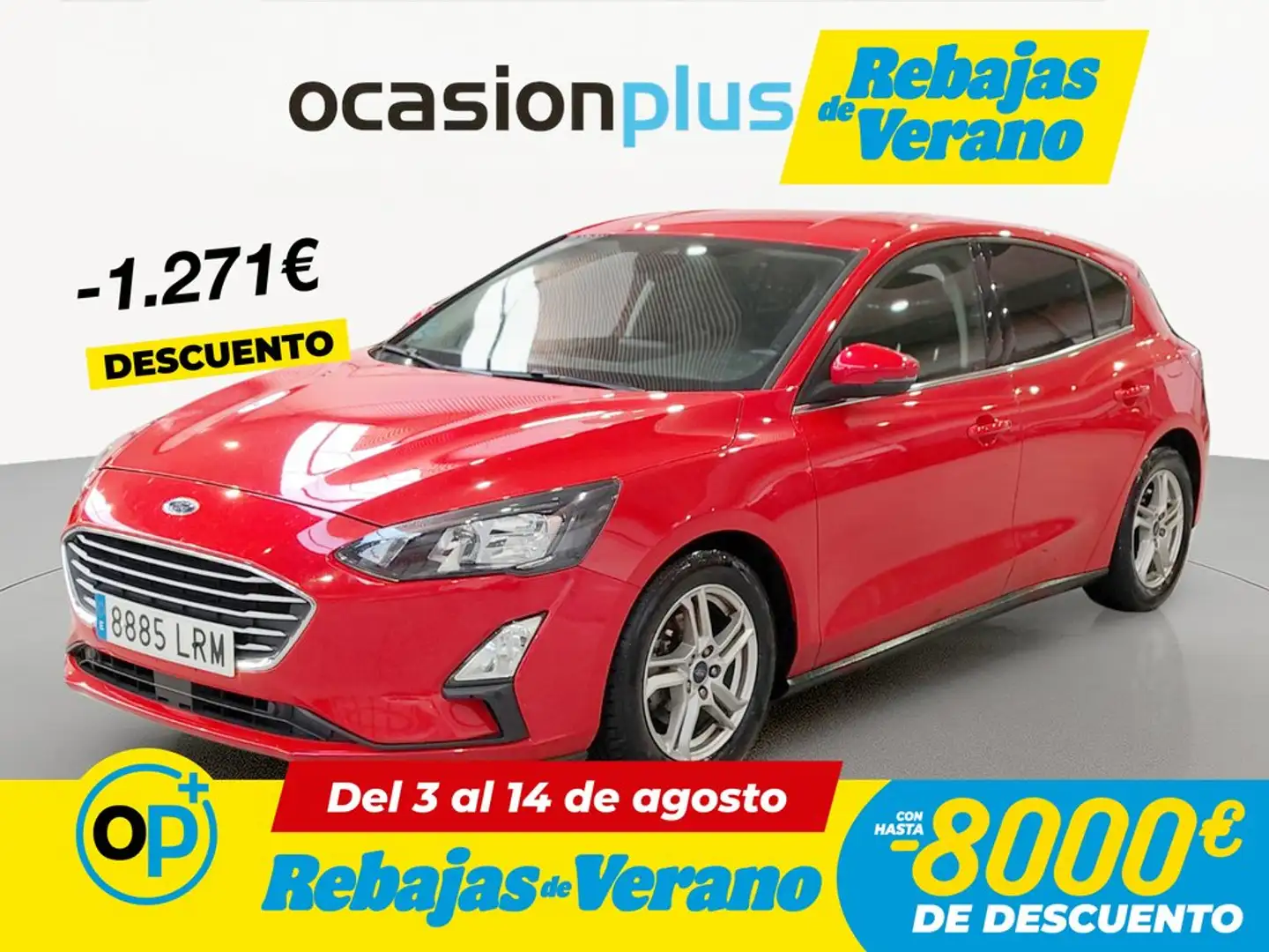 Ford Focus 1.0 Ecoboost MHEV Trend+ 125 Rojo - 1