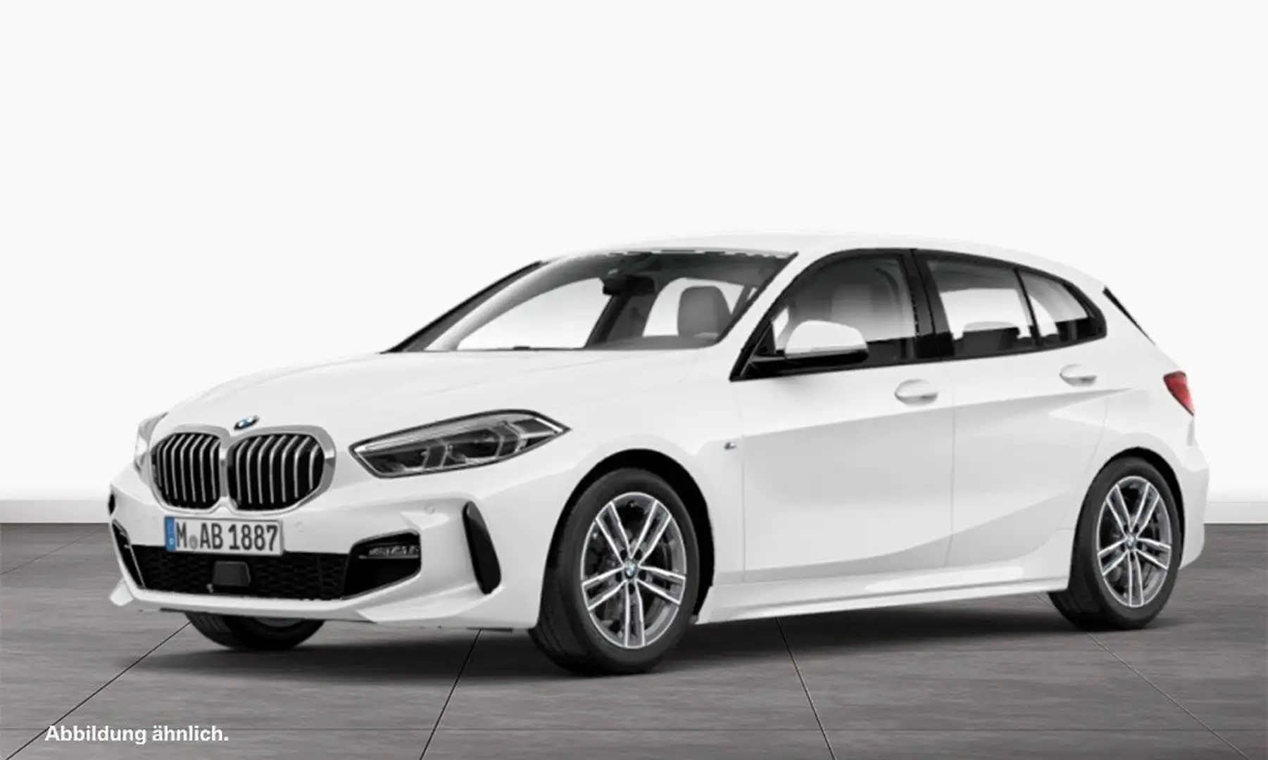 BMW 118 i Hatch M Sport HiFi DAB LED WLAN Tempomat Weiß - 1