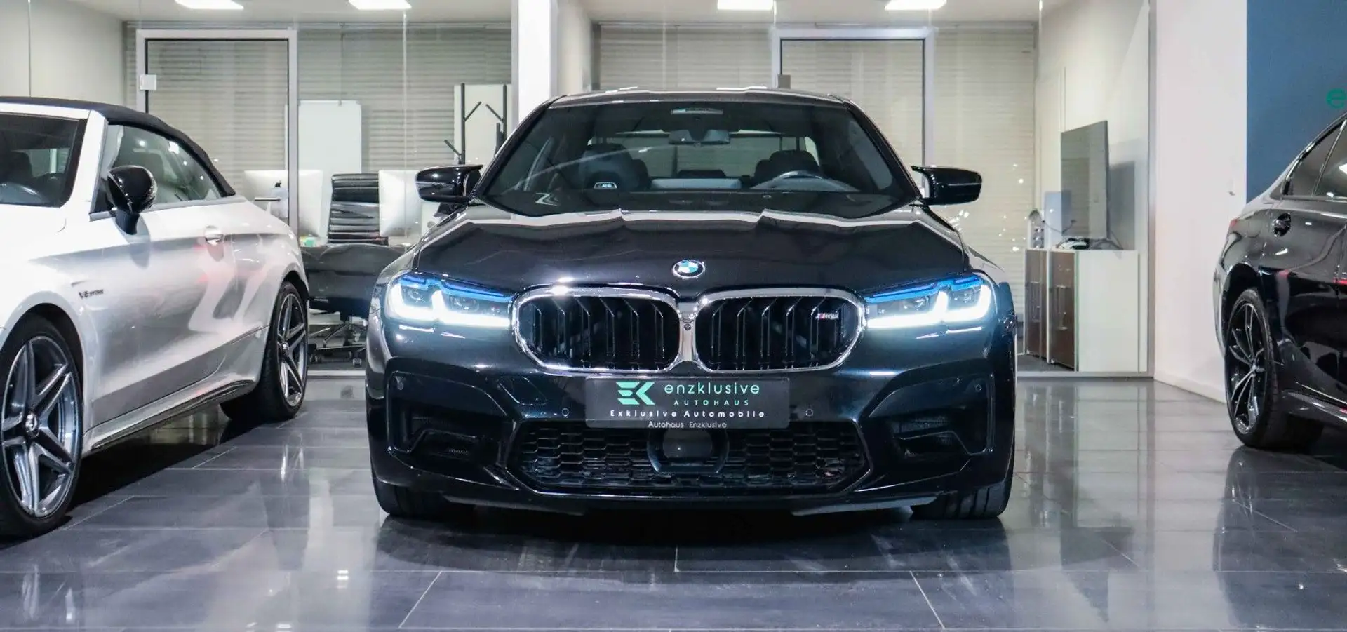 BMW M5 MSITZE*CARBON*B&W*360°*LASER*AHK*MSPORTAGA Schwarz - 2