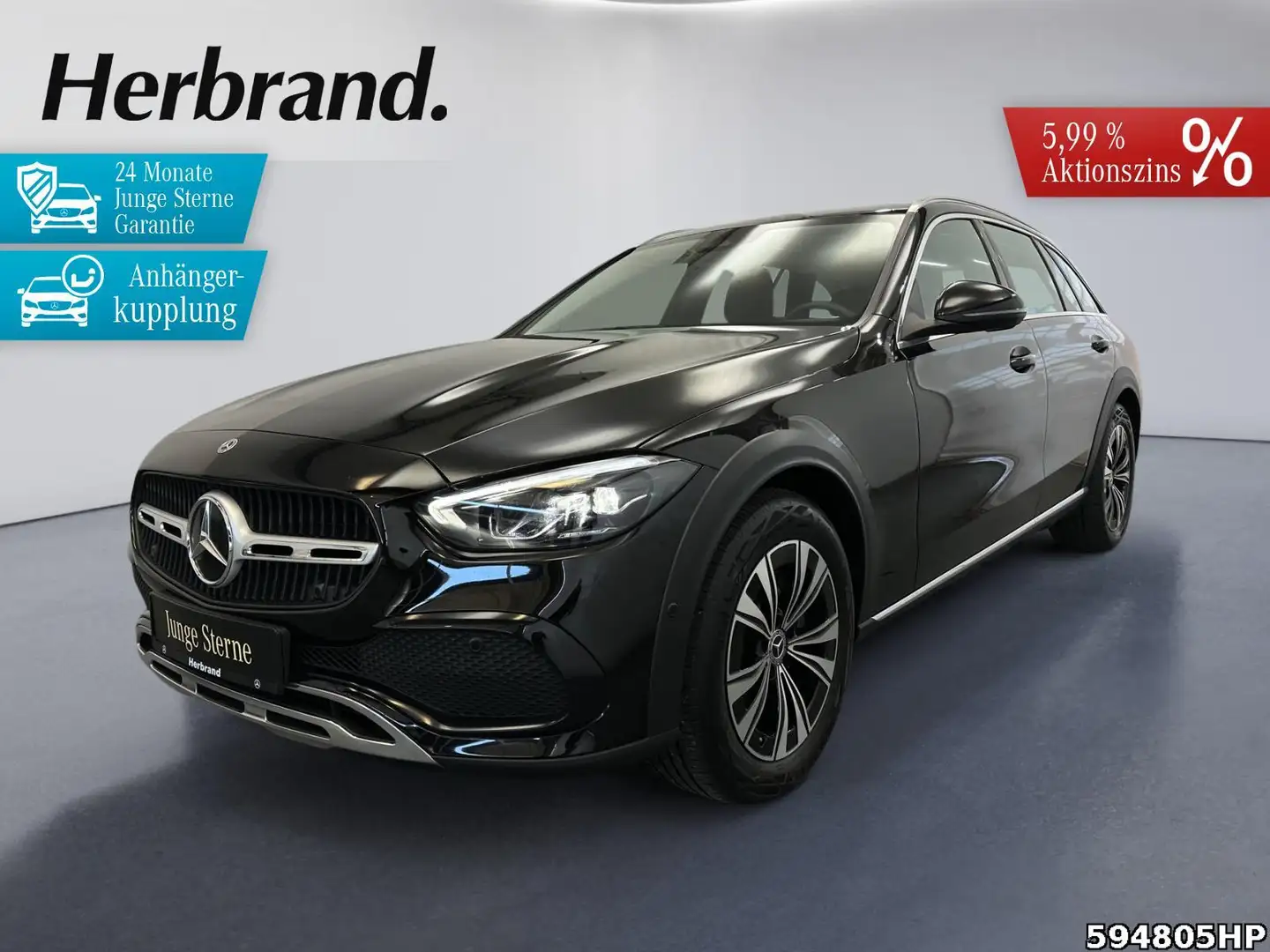 Mercedes-Benz C 220 d 4M T All-Terrain Avantgarde AHK Kamera Noir - 1