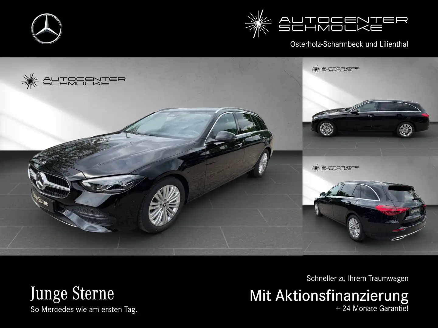 Mercedes-Benz C 180 C 180 T Edition Avantgarde DISTRONIC*AHK*360°etc Noir - 1