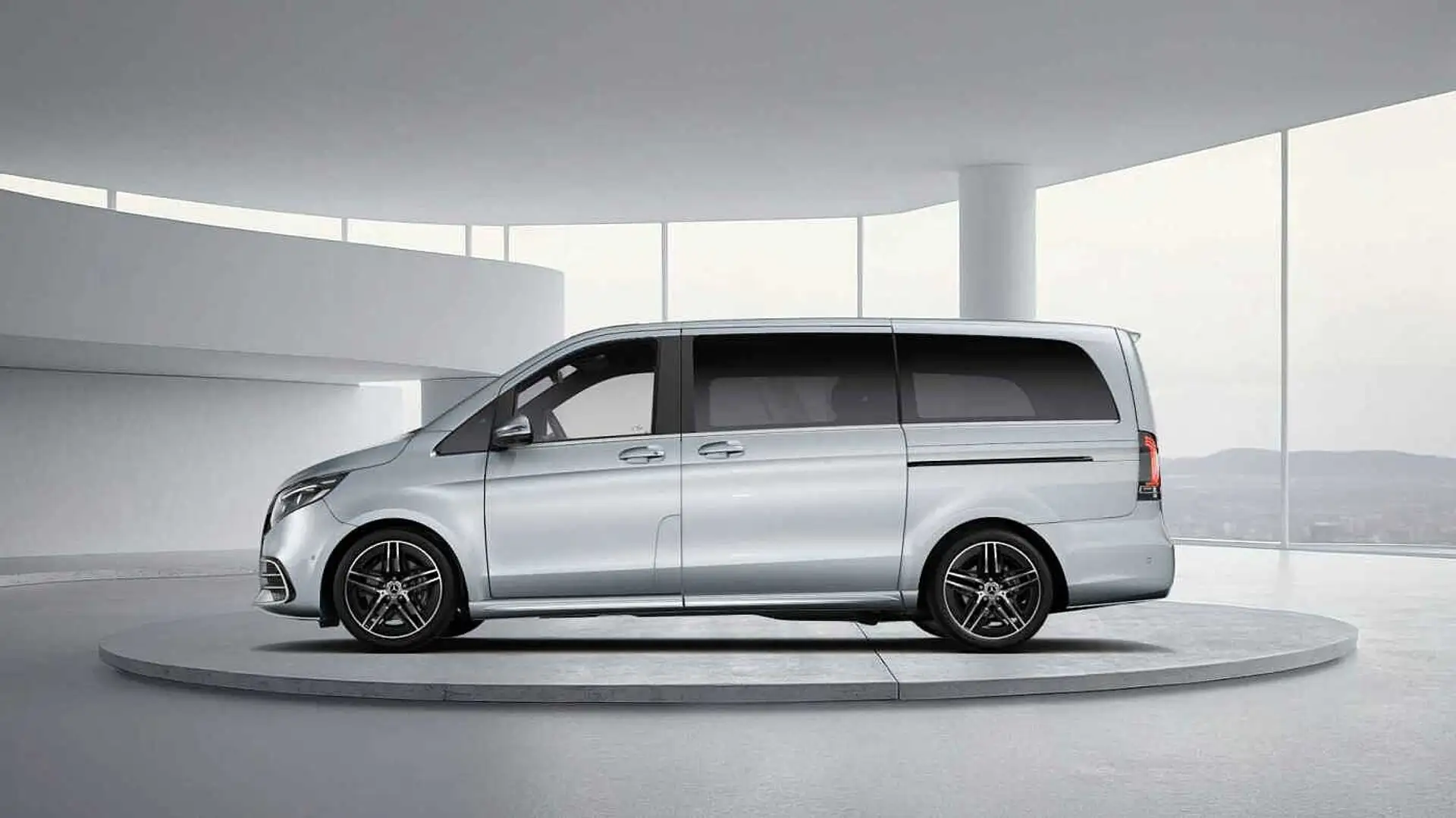 Mercedes-Benz V 300 D L2 EXCLUSIVE Argent - 2