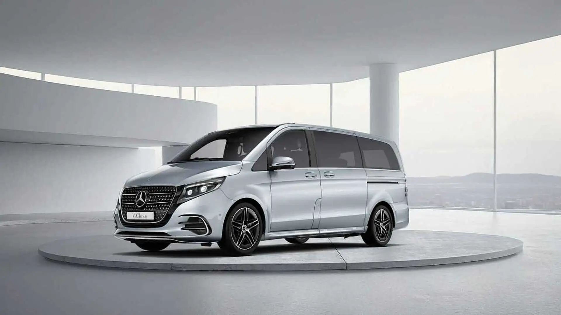 Mercedes-Benz V 300 D L2 EXCLUSIVE Argent - 1