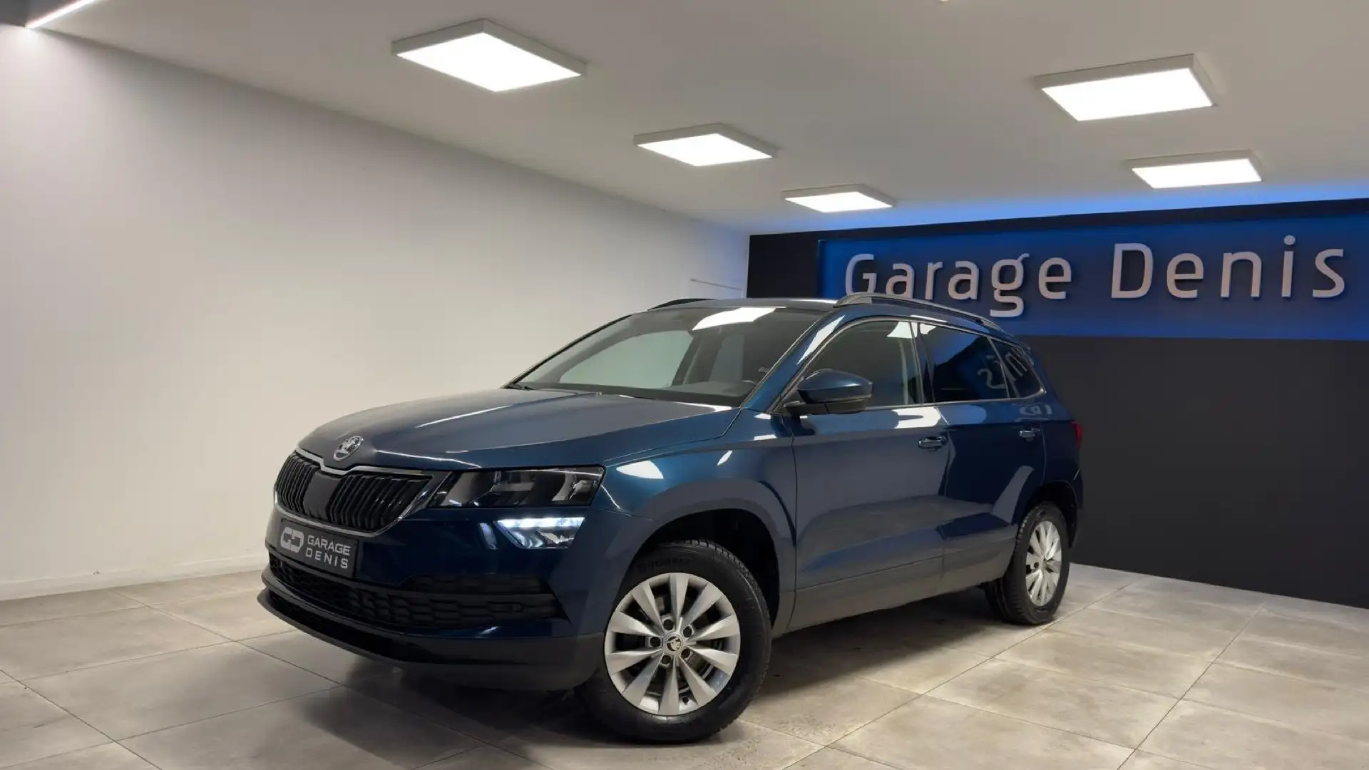Skoda Karoq 1.6 CR TDi SCR  DSG**BOITE-AUTO**GPS+CAMERA*LED* Blauw - 1