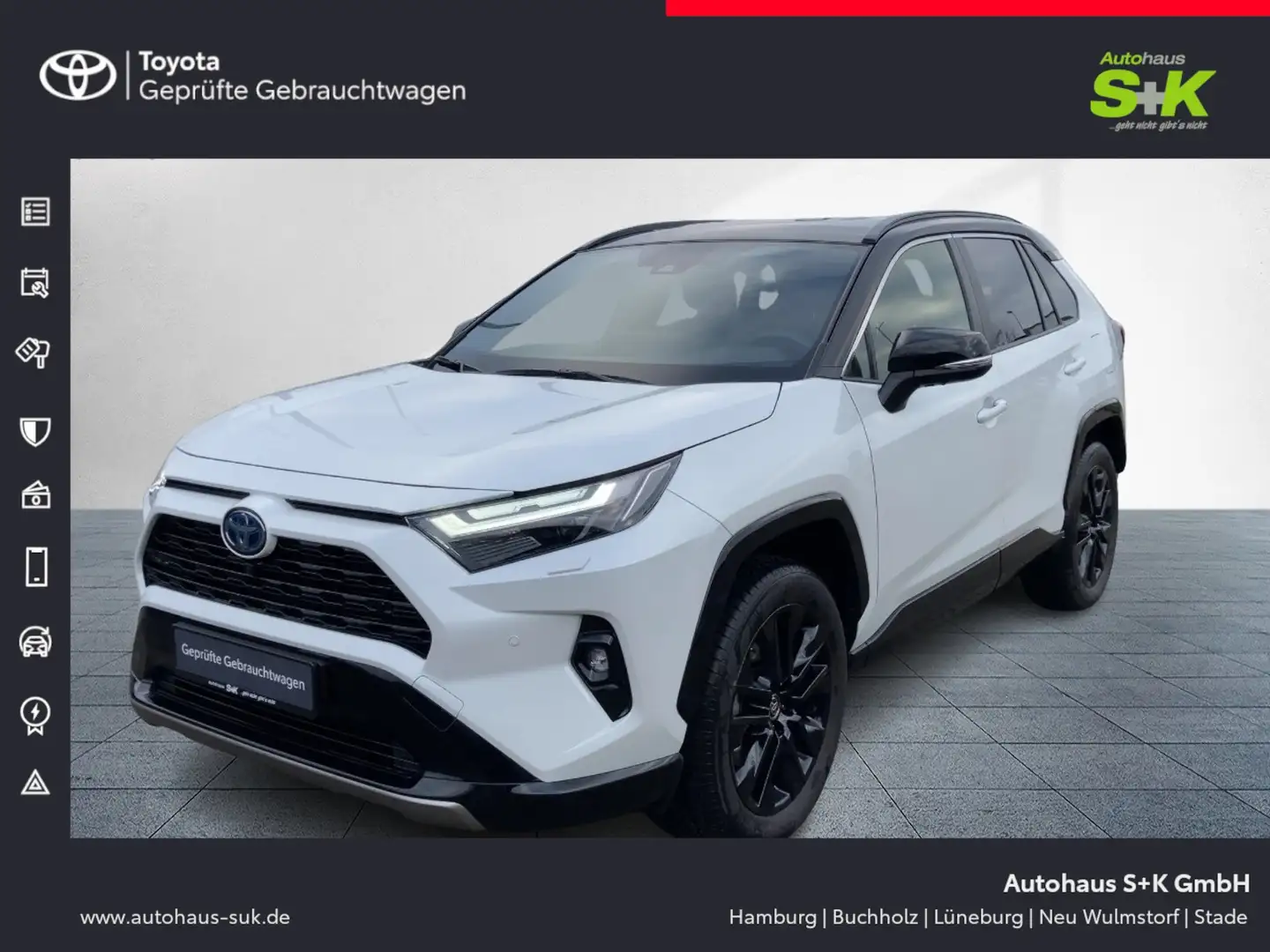 Toyota RAV 4 Hybrid 4x2 Style Selection*SHZ*LRHZ*KAMERA* Blanc - 1