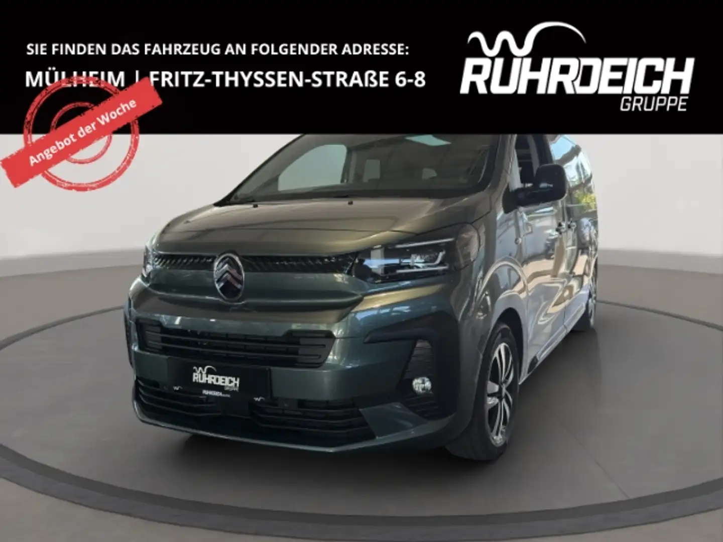 Citroen Spacetourer Max VIP Standheizung AHK Panorama Navi Leder Kamer Schwarz - 1