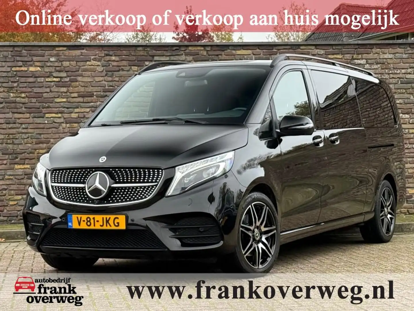 Mercedes-Benz V 300 300D 4-Matic DC AMG Pakket XXL Burmester 360 camer Zwart - 1