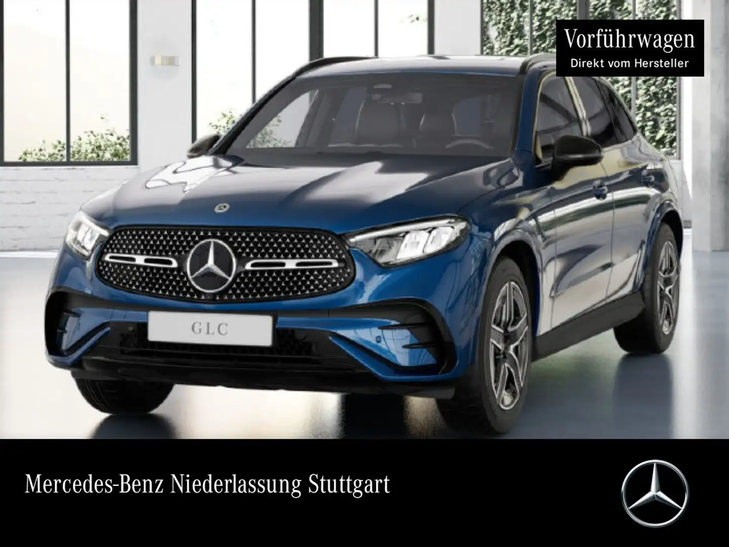 Mercedes-Benz GLC 200 4M AMG+NIGHT+AHK+LED+KAMERA+TOTW+KEYLESS Bleu - 1