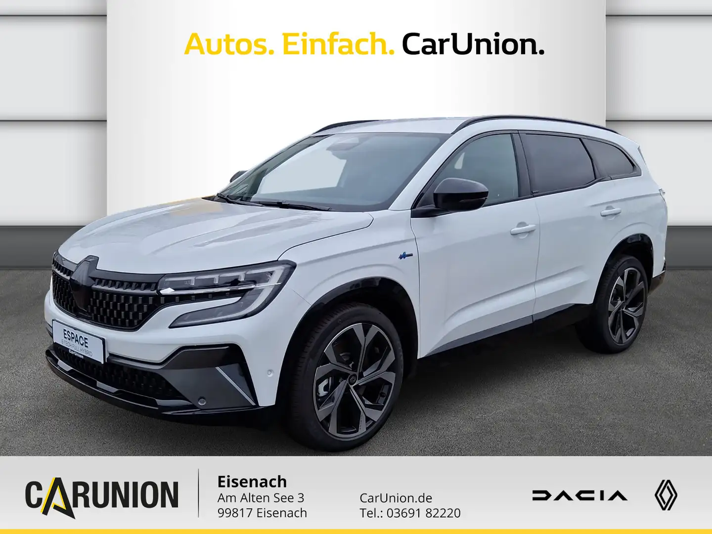 Renault Espace 6 Esprit Alpine Full Hybrid 200 7-Sitzer Weiß - 1