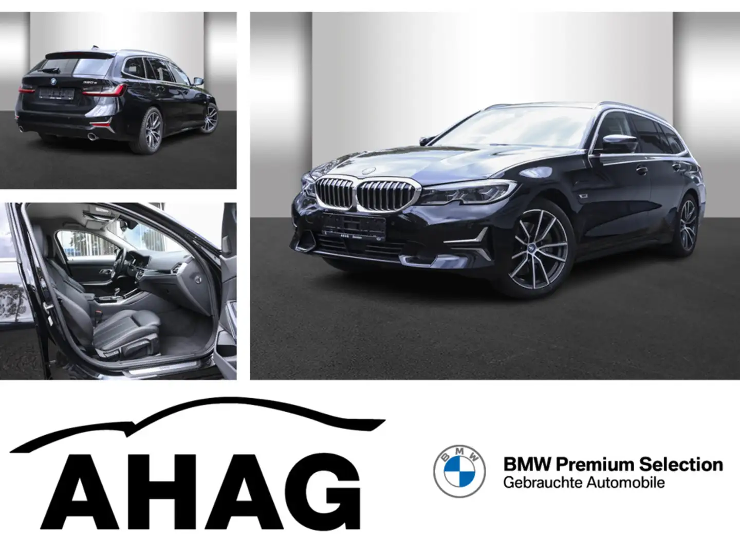 BMW 320 e Touring Luxury Line*Innovationspaket* Noir - 1