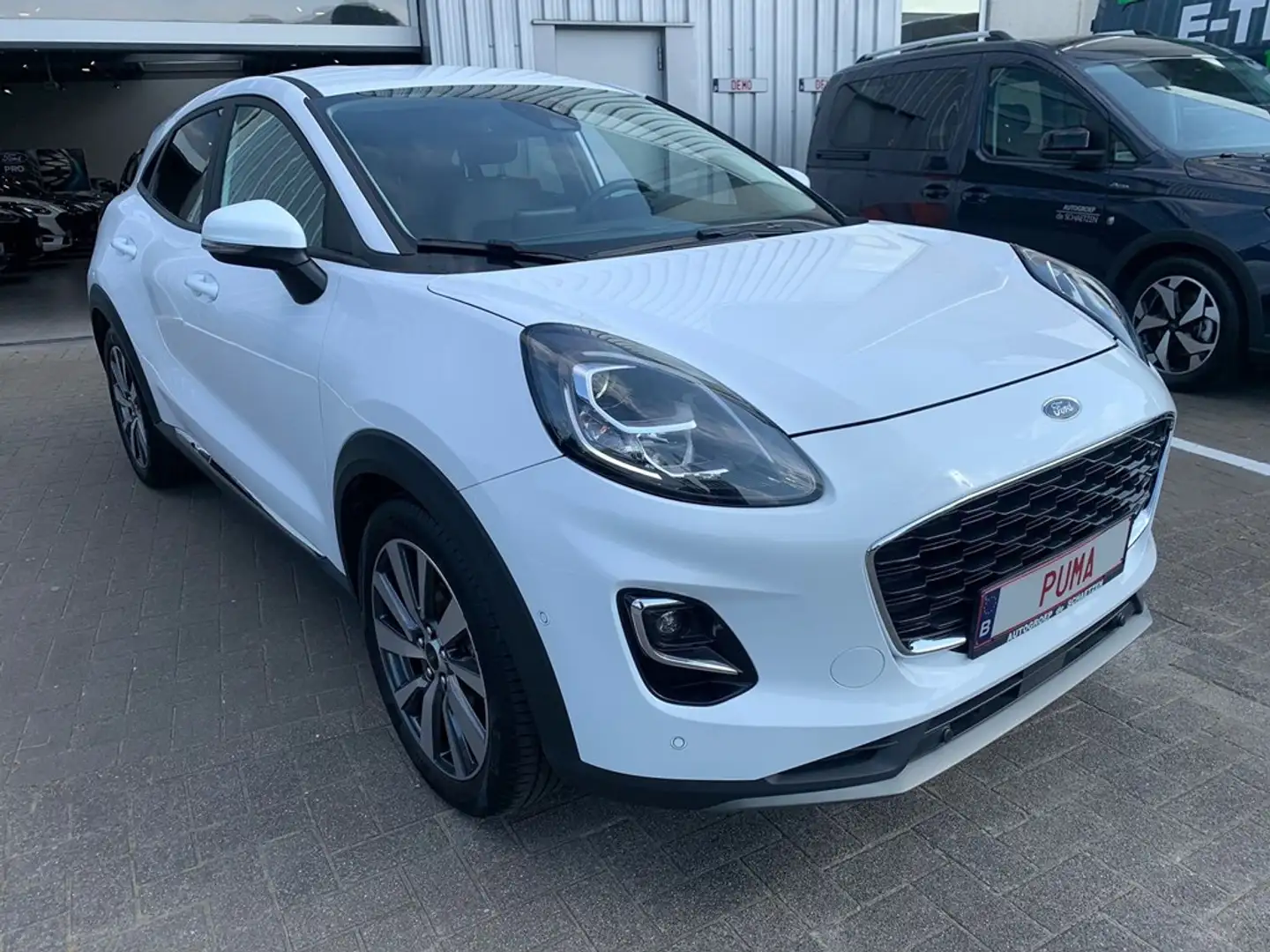 Ford Puma Titanium X 1.0 mHEV 125pk 6v Frozen White / Win Blanco - 1