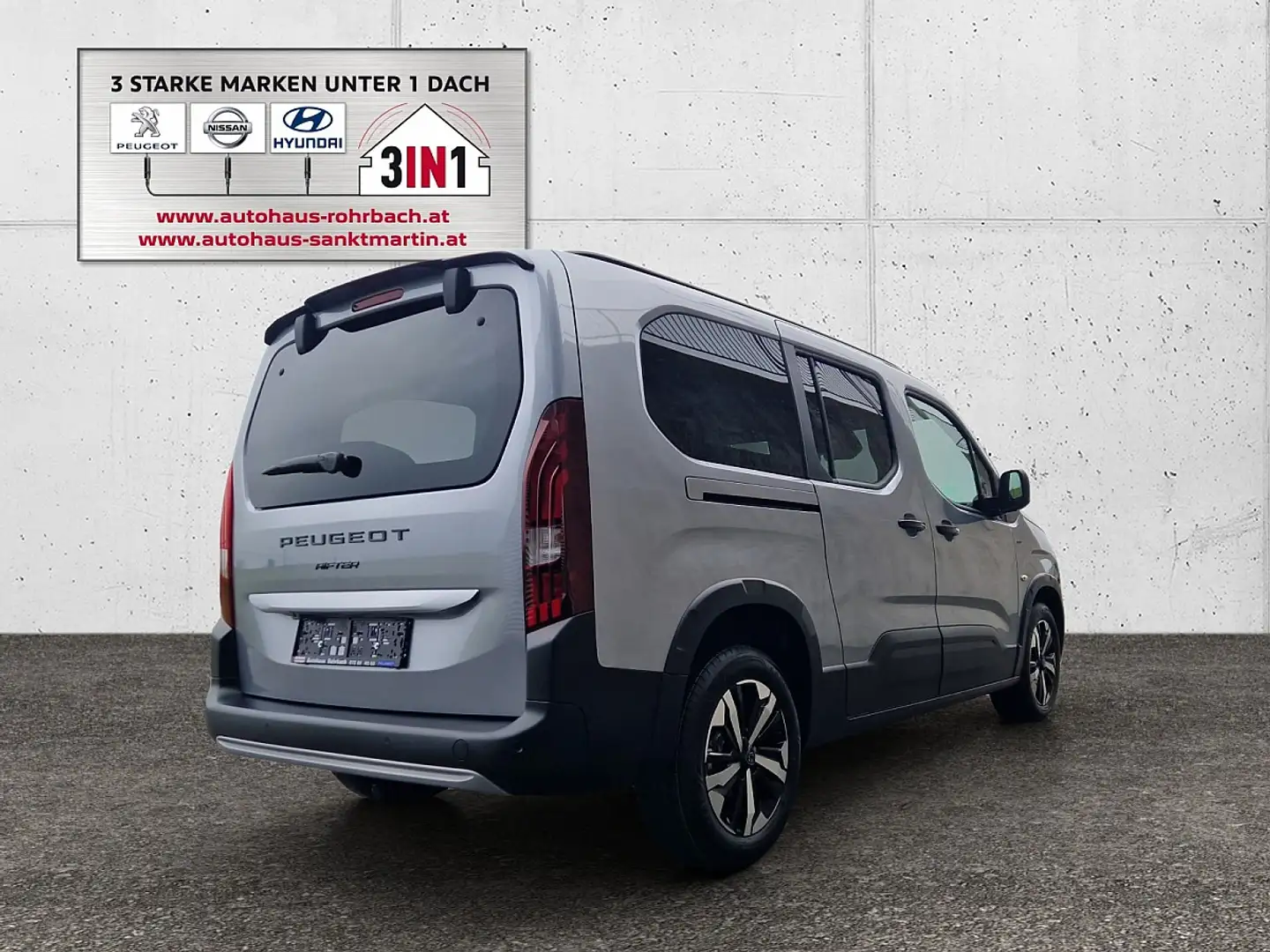 Peugeot Rifter Lang BlueHDI 130 S&S GT EAT8 Grau - 2