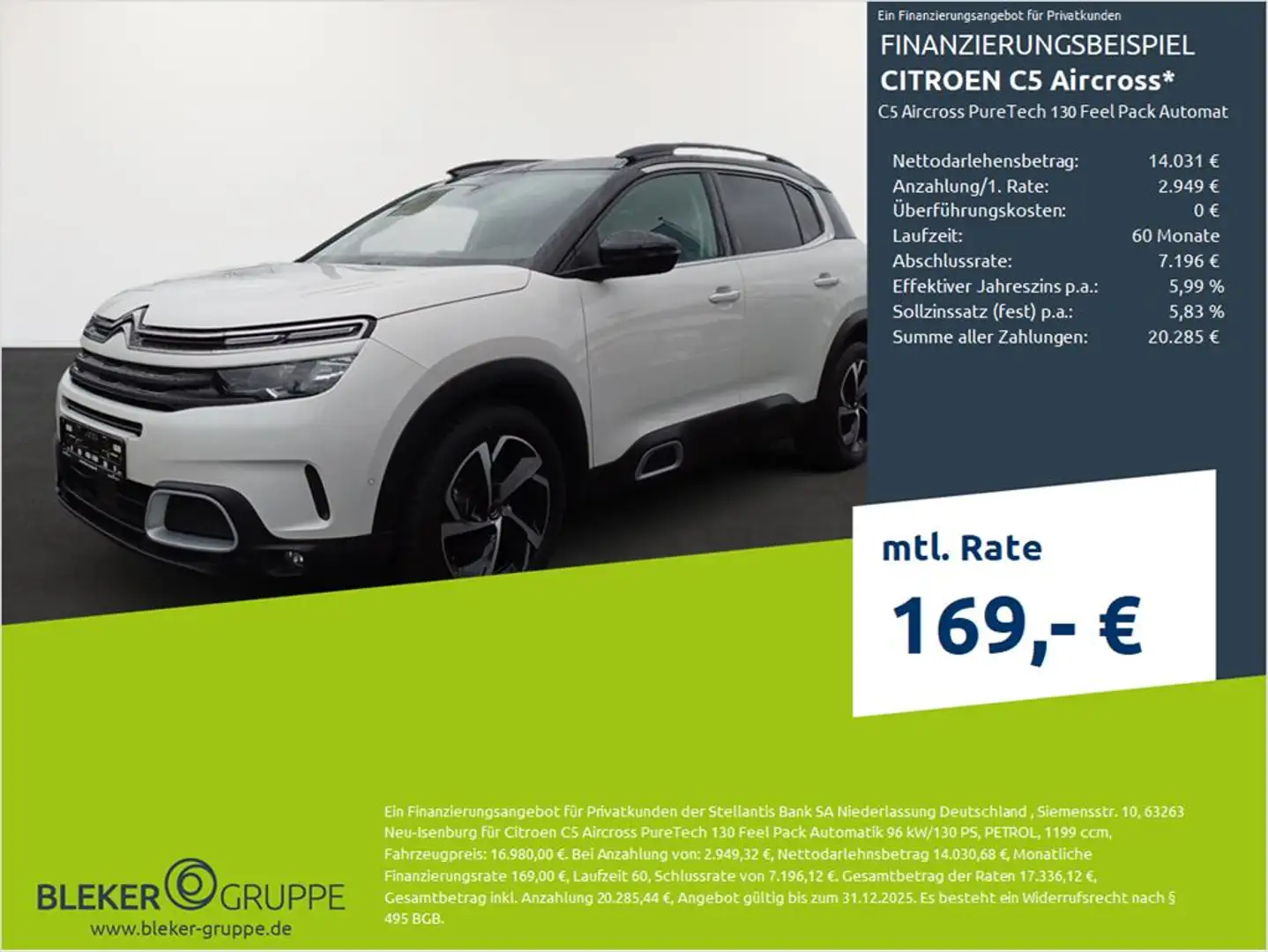 Citroen C5 Aircross C5 Aircross Feel Pack Blanc - 1