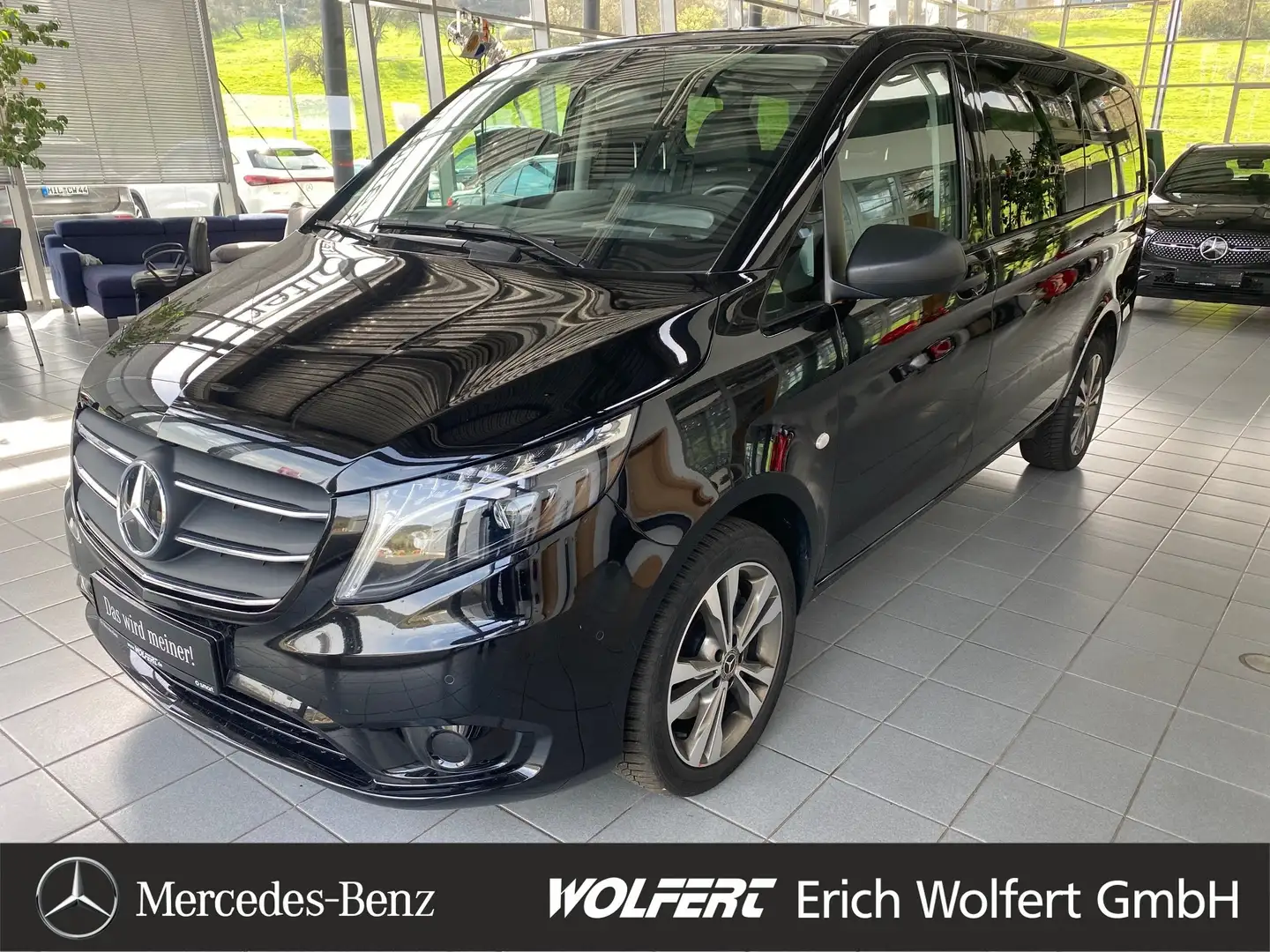 Mercedes-Benz Vito 119 CDI lang Kasten vollverglast im Kundenauftrag Zwart - 1