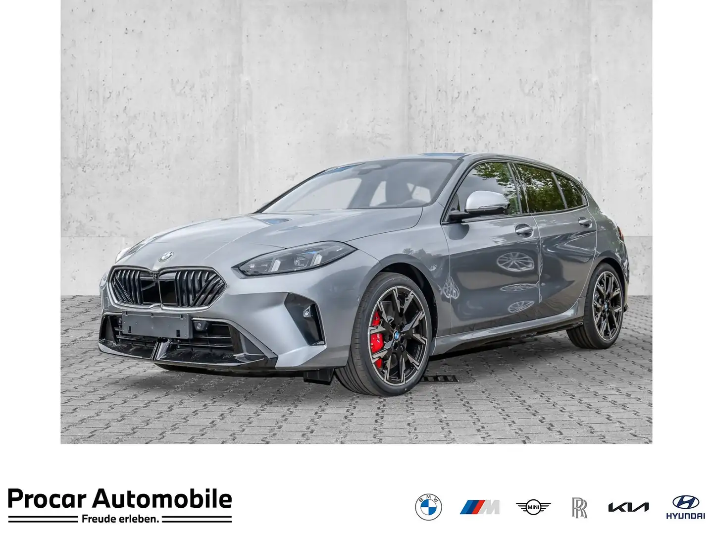 BMW 120 d M Sport Pro 19" H/K HuD PA+ AHK Grigio - 1